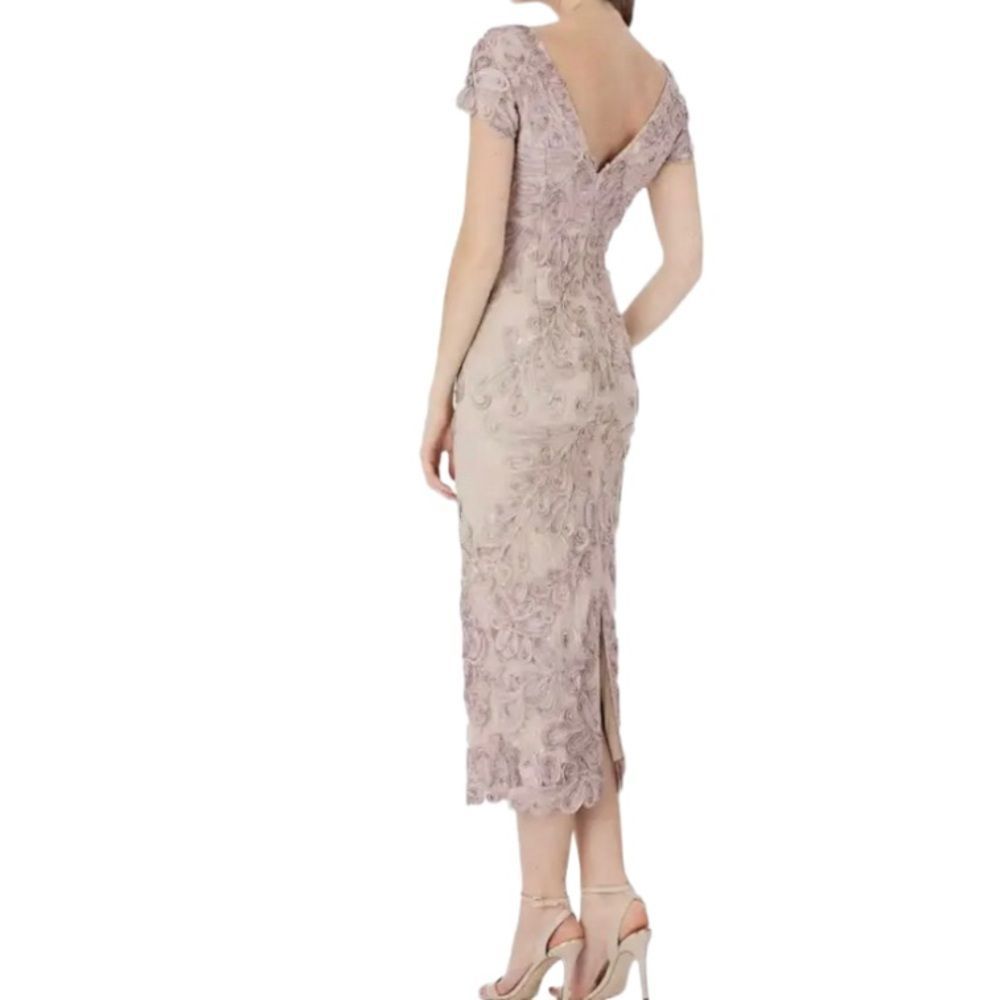 JS Collections Lavender Lace Dress